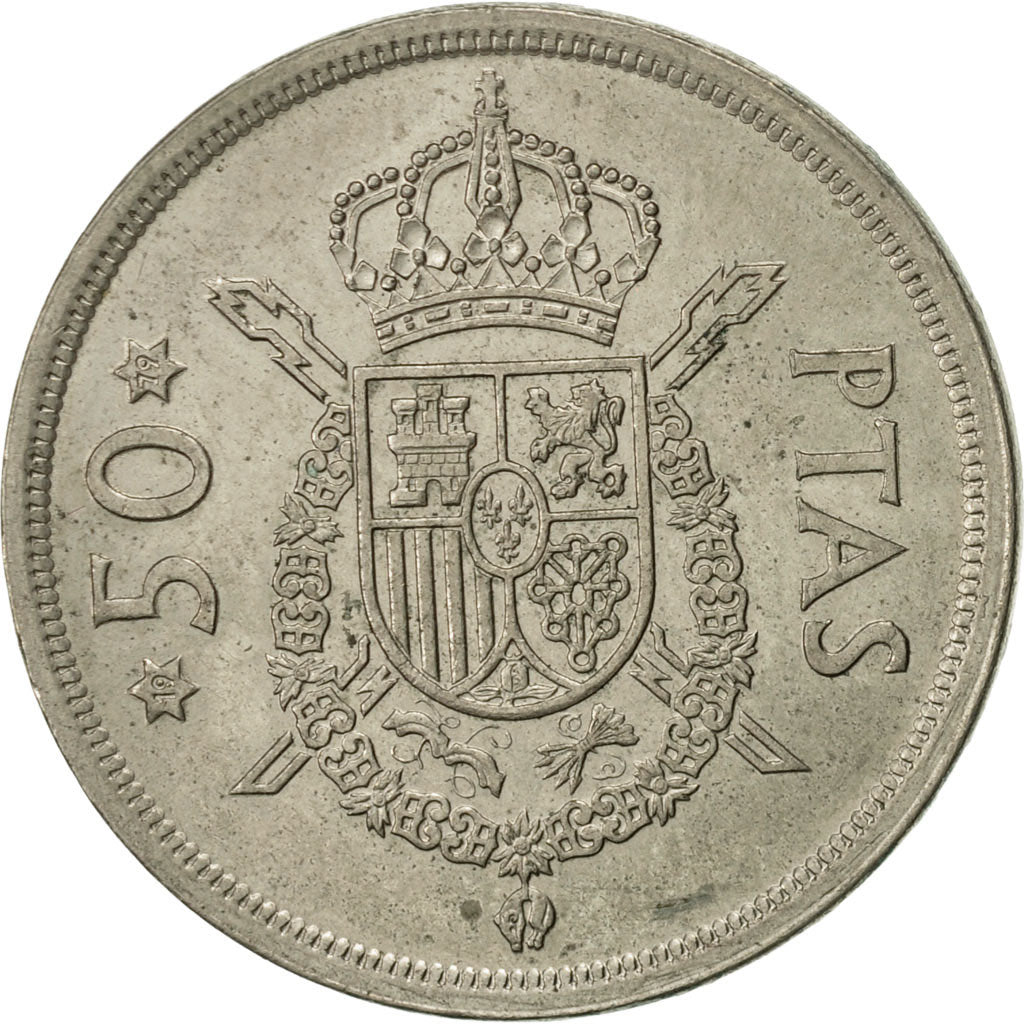 Munten, Spanje, Juan Carlos I, 50 Pesetas, 1979, PR, Copper-nickel, KM:809