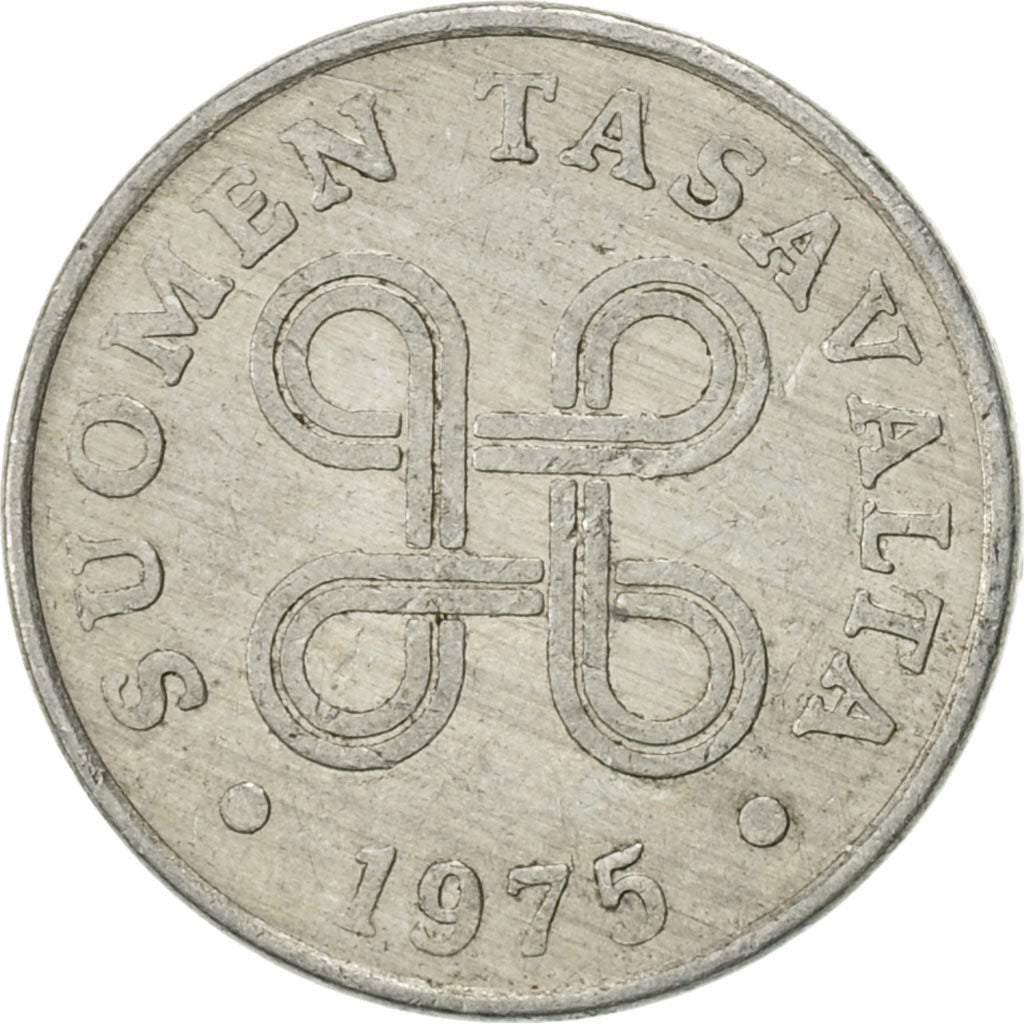 Coin, Finland, Penni, 1975, EF(40-45), Aluminum, KM:44a