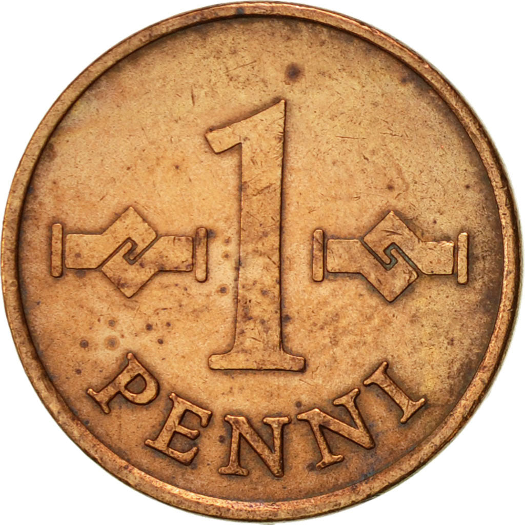 Münze, Finnland, Penni, 1965, SS, Kupfer, KM:44