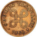 Moneta, Finlandia, Penni, 1966, EF(40-45), Miedź, KM:44
