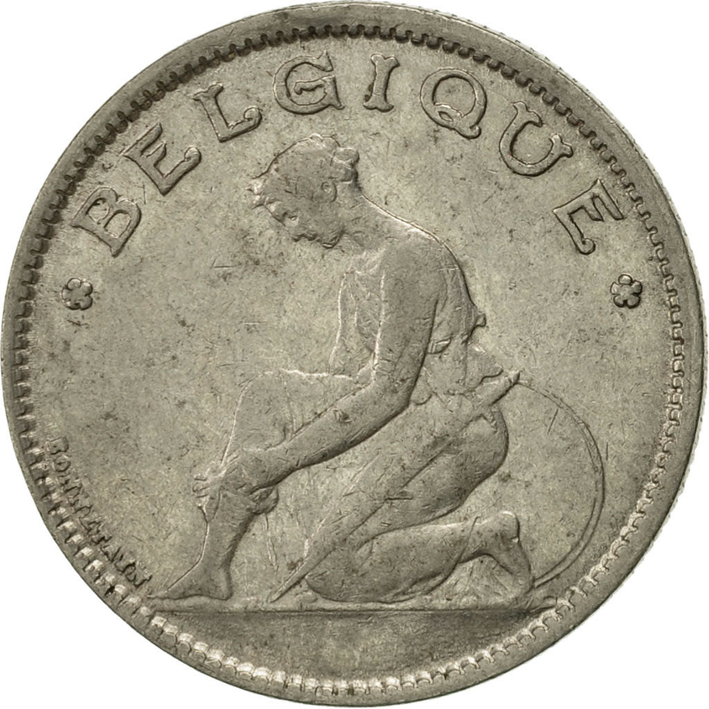 Belgio, Franc, 1933, SPL-, Nichel, KM:89