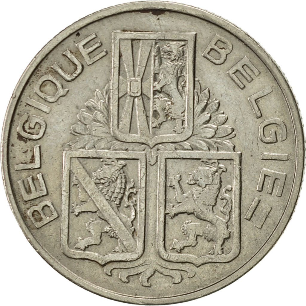 Coin, Belgium, Franc, 1939, AU(55-58), Nickel, KM:119