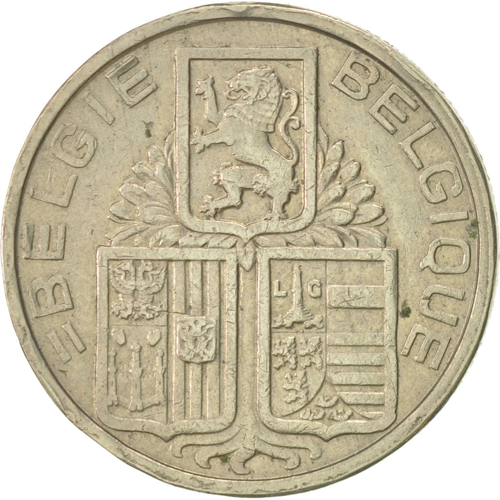 Moneta, Belgio, 5 Francs, 5 Frank, 1939, SPL-, Nichel, KM:117.1