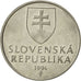 Moneta, Słowacja, 2 Koruna, 1994, AU(55-58), Nickel platerowany stalą, KM:13