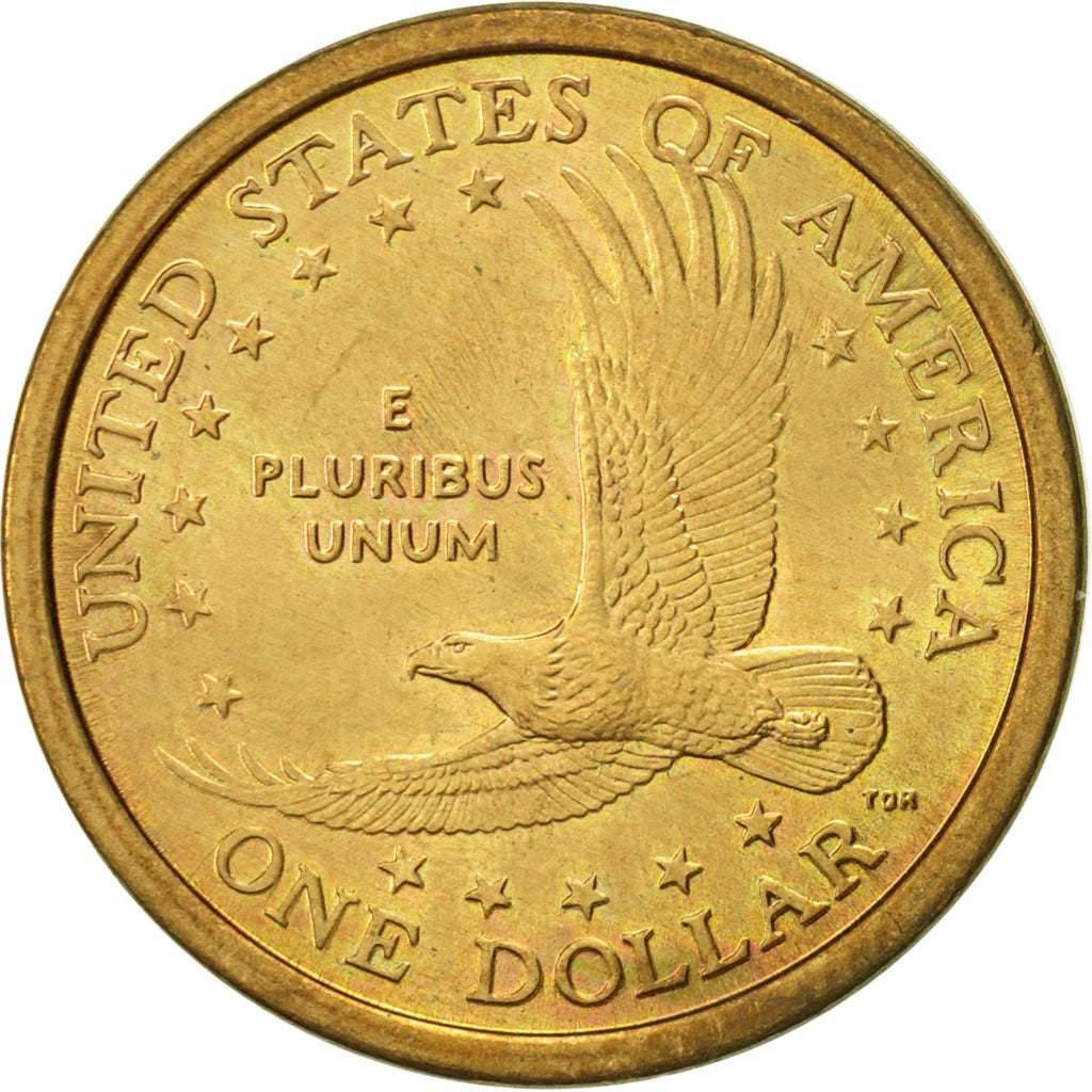 Coin, United States, Sacagawea Dollar, Dollar, 2000, U.S. Mint, Philadelphia