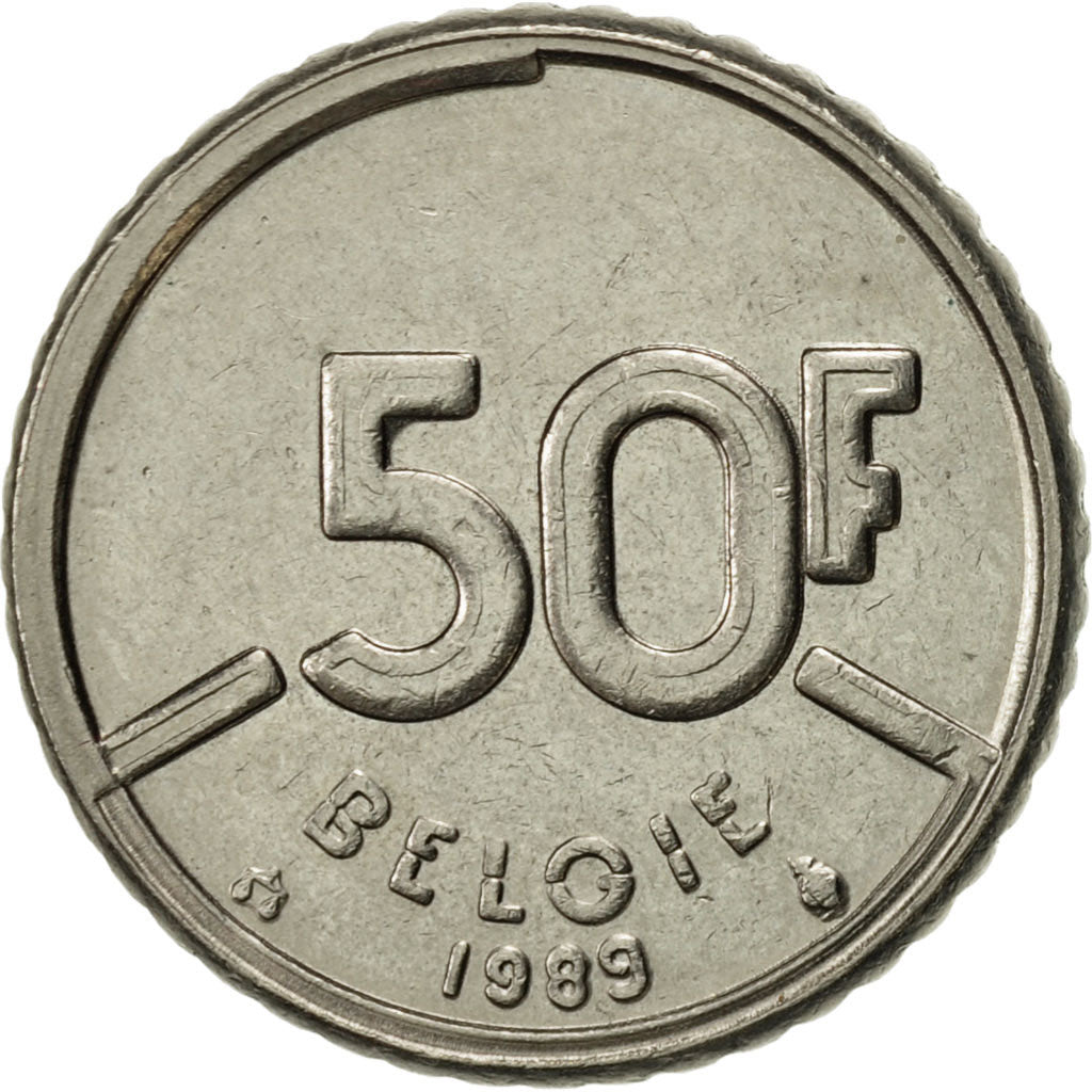 Monnaie, Belgique, Baudouin I, 50 Francs, 50 Frank, 1989, Bruxelles, Belgium