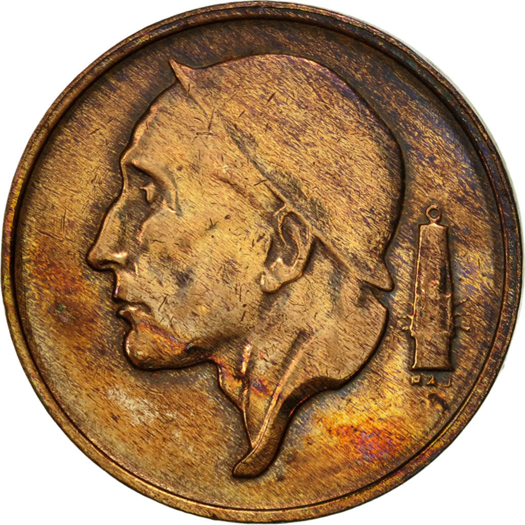 Monnaie, Belgique, Baudouin I, 50 Centimes, 1969, TTB, Bronze, KM:148.1