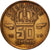 Coin, Belgium, Baudouin I, 50 Centimes, 1965, EF(40-45), Bronze, KM:148.1