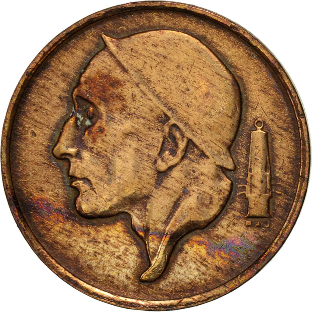 Coin, Belgium, Baudouin I, 50 Centimes, 1970, EF(40-45), Bronze, KM:149.1