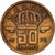 Coin, Belgium, Baudouin I, 50 Centimes, 1970, EF(40-45), Bronze, KM:149.1