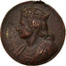 France, Medal, Charles IV, Dit Le Bel, Roi de France, History, VF(20-25), Copper