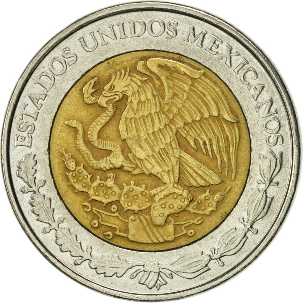 Coin, Mexico, Peso, 2003, Mexico City, AU(50-53), Bi-Metallic, KM:603