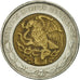 Moneta, Mexico, Peso, 2006, Mexico City, AU(50-53), Bimetaliczny, KM:603