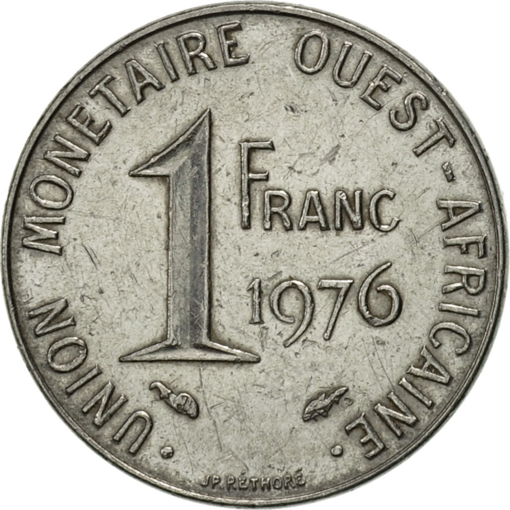 Monnaie, West African States, Franc, 1976, Paris, SUP, Steel, KM:8