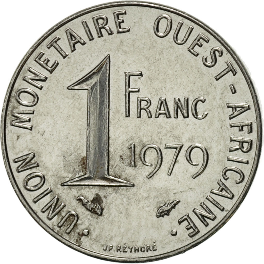 Moneta, Stati dell'Africa occidentale, Franc, 1979, Paris, SPL-, Acciaio, KM:8