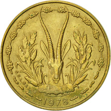 Moneta, Kraje Afryki Zachodniej, 5 Francs, 1978, Paris, AU(55-58)