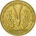 Coin, West African States, 5 Francs, 1978, Paris, AU(55-58)