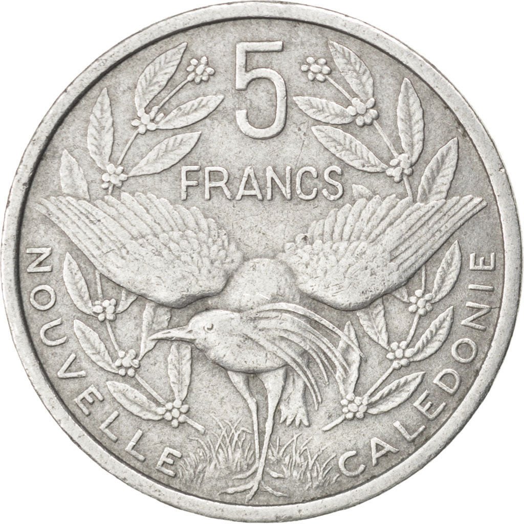 Münze, Neukaledonien, 5 Francs, 1952, Paris, SS, Aluminium, KM:4