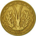 West African States, 5 Francs, 1965, Paris, EF(40-45), Aluminum-Nickel-Bronze