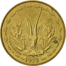 Coin, West African States, 5 Francs, 1973, Paris, EF(40-45)