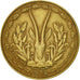Münze, West African States, 5 Francs, 1974, Paris, SS, Aluminum-Nickel-Bronze