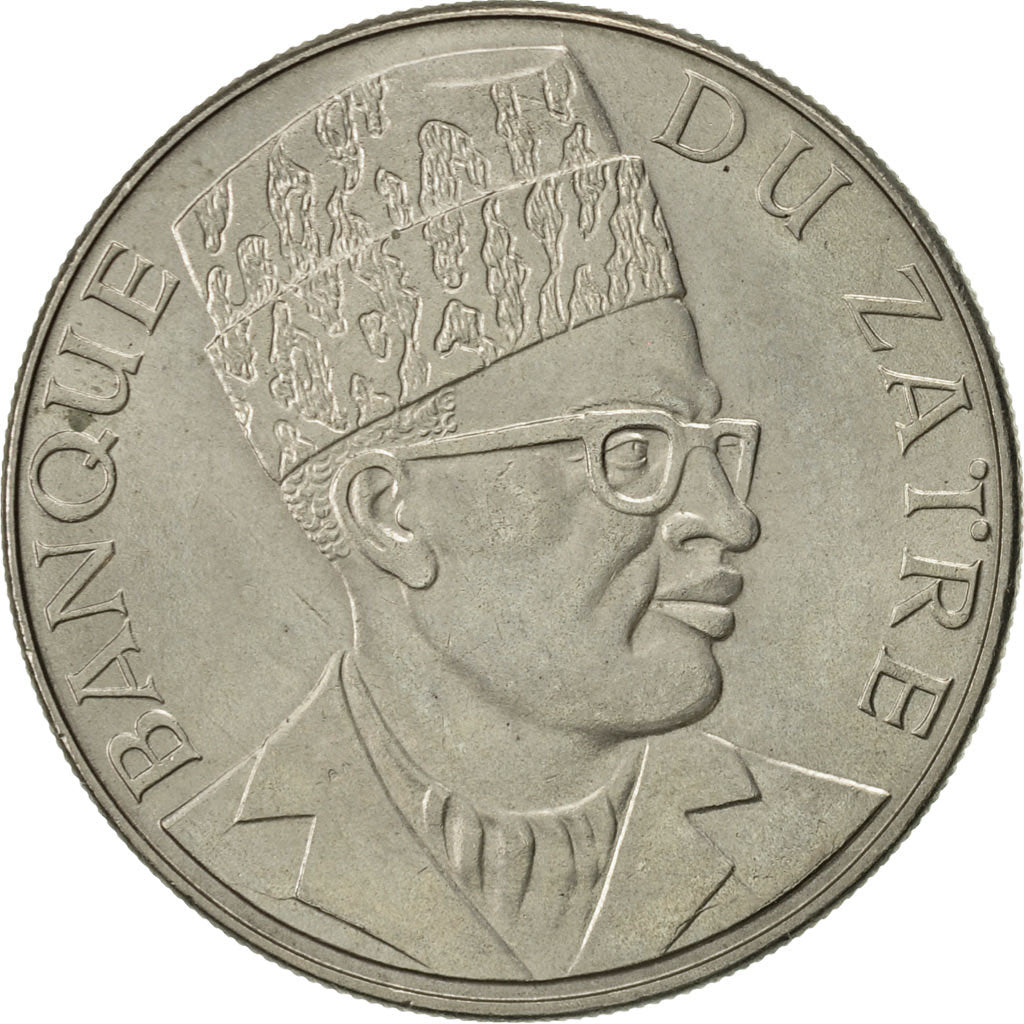 Zaire, 20 Makuta, 1973, AU(55-58), Copper-nickel, KM:8