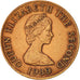 Coin, Jersey, Elizabeth II, 2 Pence, 1989, AU(50-53), Bronze, KM:55