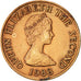 Jersey, Elizabeth II, 2 Pence, 1988, AU(50-53), Bronze, KM:55