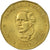 Coin, Dominican Republic, Peso, 2002, AU(50-53), Brass, KM:80.2