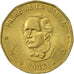 Monnaie, Dominican Republic, Peso, 2002, TTB+, Laiton, KM:80.2
