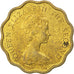 Coin, Hong Kong, Elizabeth II, 20 Cents, 1978, MS(63), Nickel-brass, KM:36