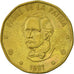 Coin, Dominican Republic, Peso, 1991, AU(50-53), Brass, KM:80.1