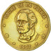 Coin, Dominican Republic, Peso, 1997, AU(50-53), Brass, KM:80.2