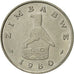 Coin, Zimbabwe, Dollar, 1980, AU(55-58), Copper-nickel, KM:6