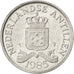 NETHERLANDS ANTILLES, 2-1/2 Cents, 1985, KM #9a, AU(55-58), Aluminum, 23.5, 1.18