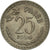 Moneta, REPUBBLICA DELL’INDIA, 25 Paise, 1986, BB, Rame-nichel, KM:49.1