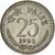 Moneta, INDIE-REPUBLIKA, 25 Paise, 1985, AU(55-58), Miedź-Nikiel, KM:49.1