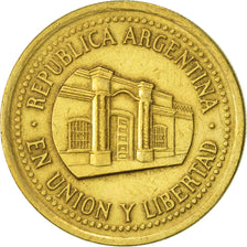 Moneda, Argentina, 50 Centavos, 1992, Buenos Aires, MBC+, Aluminio - bronce