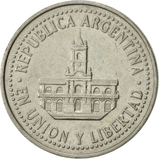 Coin, Argentina, 25 Centavos, 1996, AU(55-58), Copper-nickel, KM:110a