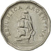 Moneda, Argentina, 5 Pesos, 1962, EBC, Níquel recubierto de acero, KM:59