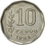 Münze, Argentinien, 10 Pesos, 1964, VZ, Nickel Clad Steel, KM:60