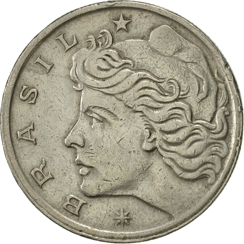 Coin, Brazil, 50 Centavos, 1970, AU(50-53), Copper-nickel, KM:580a