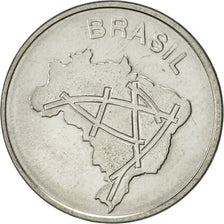 Brésil, 10 Cruzeiros, 1986, SUP, Stainless Steel, KM:592.2