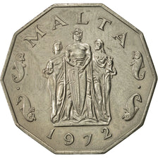 Moneda, Malta, 50 Cents, 1972, British Royal Mint, EBC, Cobre - níquel, KM:12