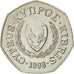 Coin, Cyprus, 50 Cents, 1998, AU(55-58), Copper-nickel, KM:66