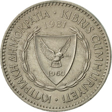 Münze, Zypern, 100 Mils, 1981, VZ, Copper-nickel, KM:42