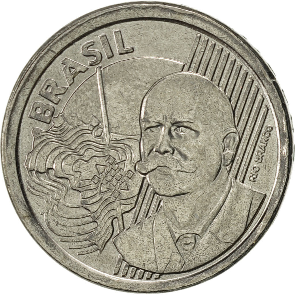 Coin, Brazil, 50 Centavos, 2011, AU(55-58), Stainless Steel, KM:651a