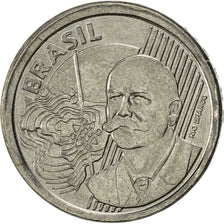 Coin, Brazil, 50 Centavos, 2011, AU(55-58), Stainless Steel, KM:651a