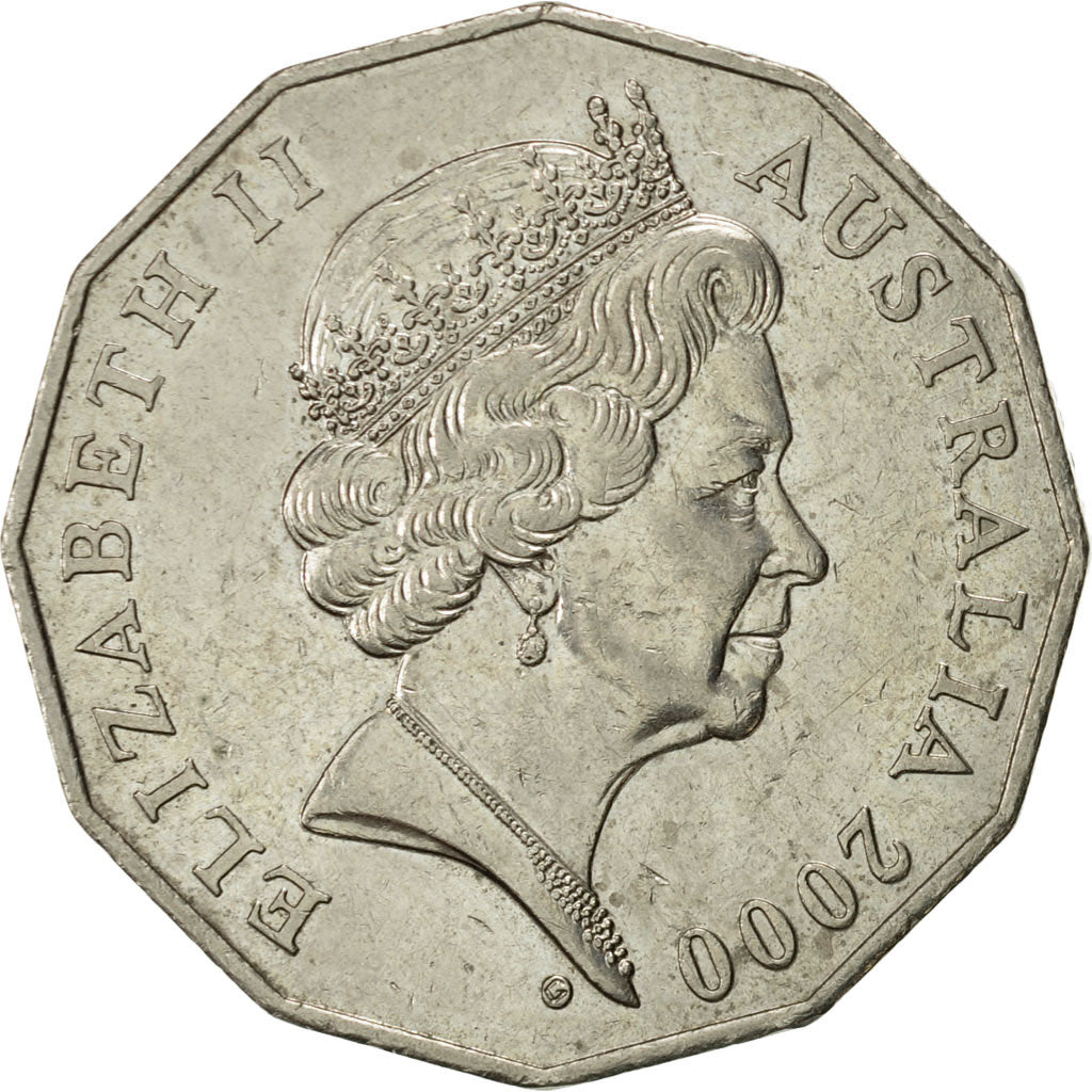 Australia, Elizabeth II, 50 Cents, 2000, Royal Australian Mint, AU(55-58)