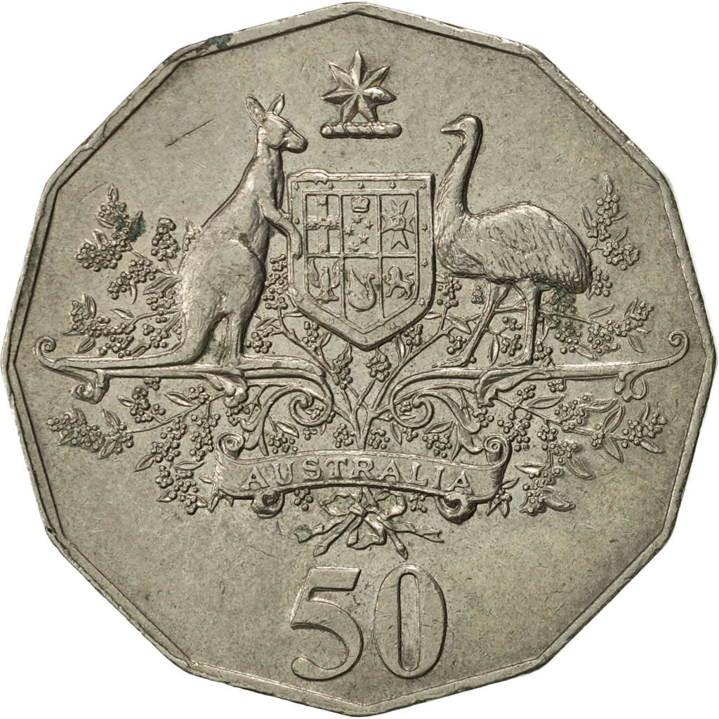 Coin, Australia, Elizabeth II, 50 Cents, 2001, Royal Australian Mint, AU(55-58)